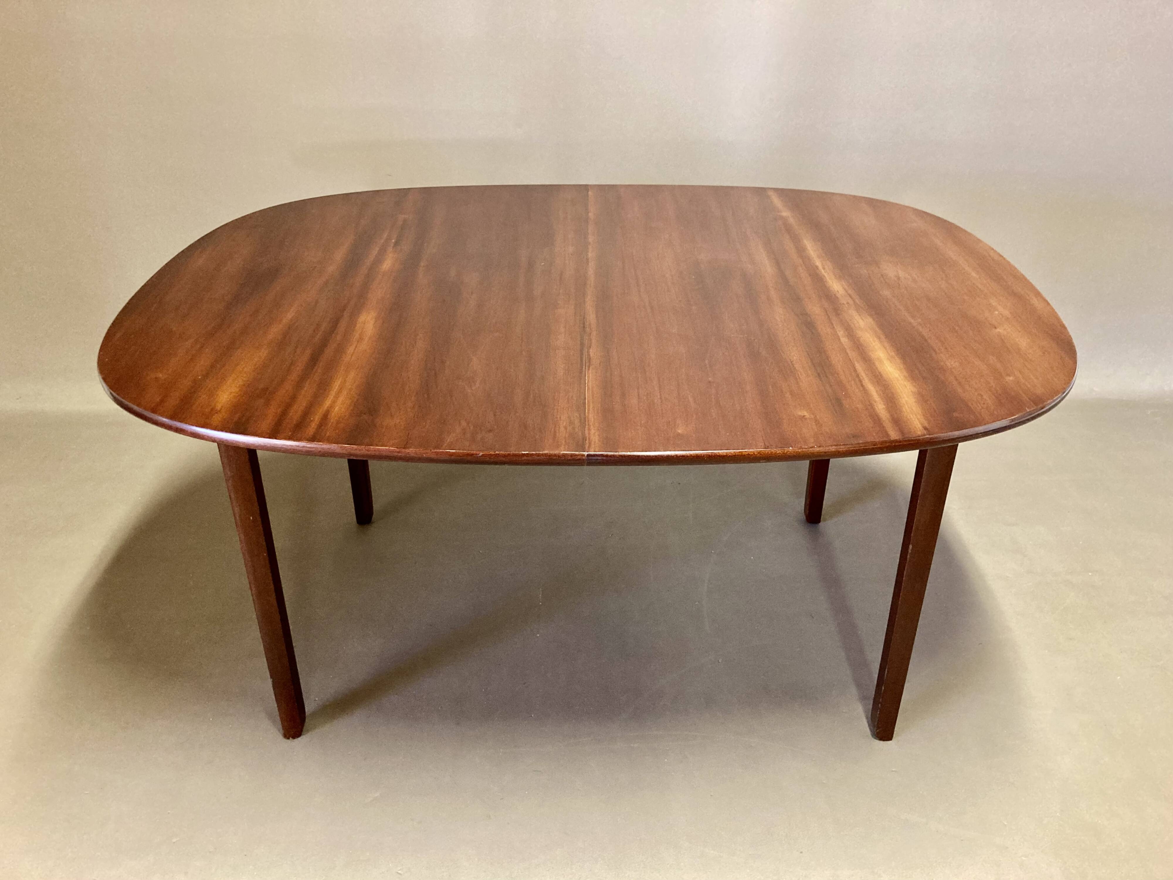 Rosewood high table Scandinavian design "Ole Wanscher" 1950.