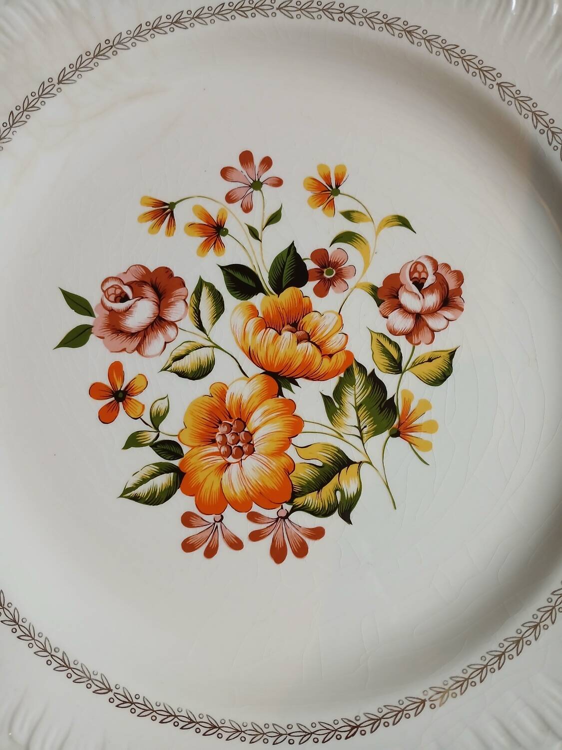 2 antique "Capri" plates