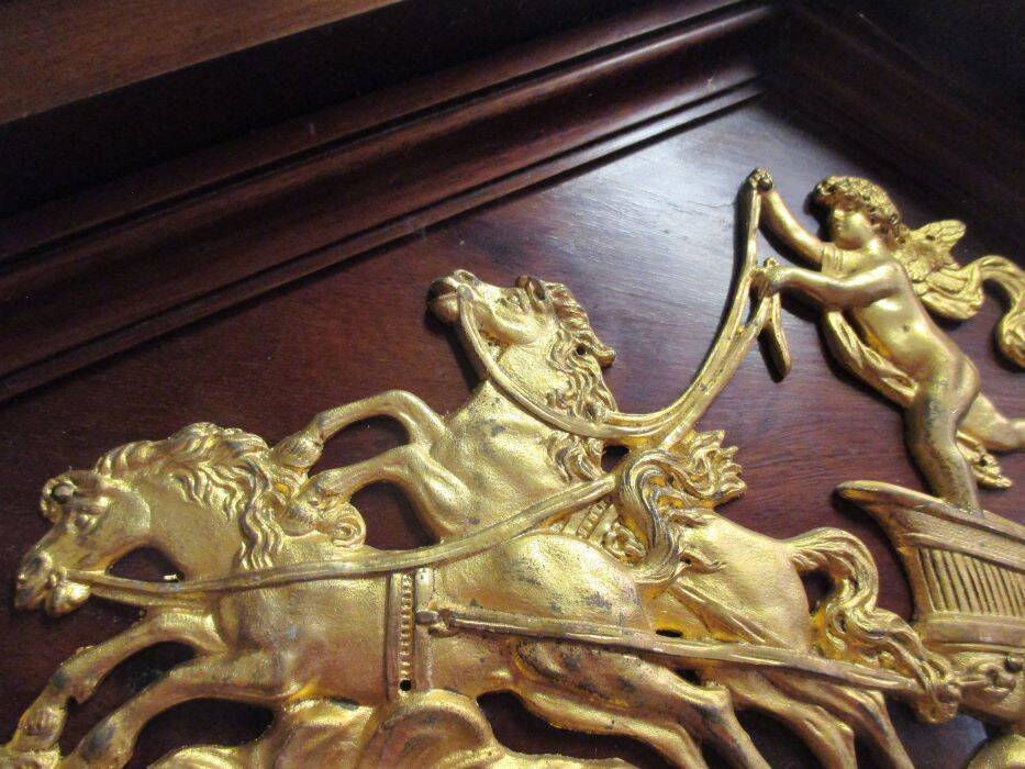 Acajou Library of Cuba Scd Empire decorated with 50 gilded bronzes