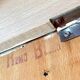 Vintage wooden trunk stool