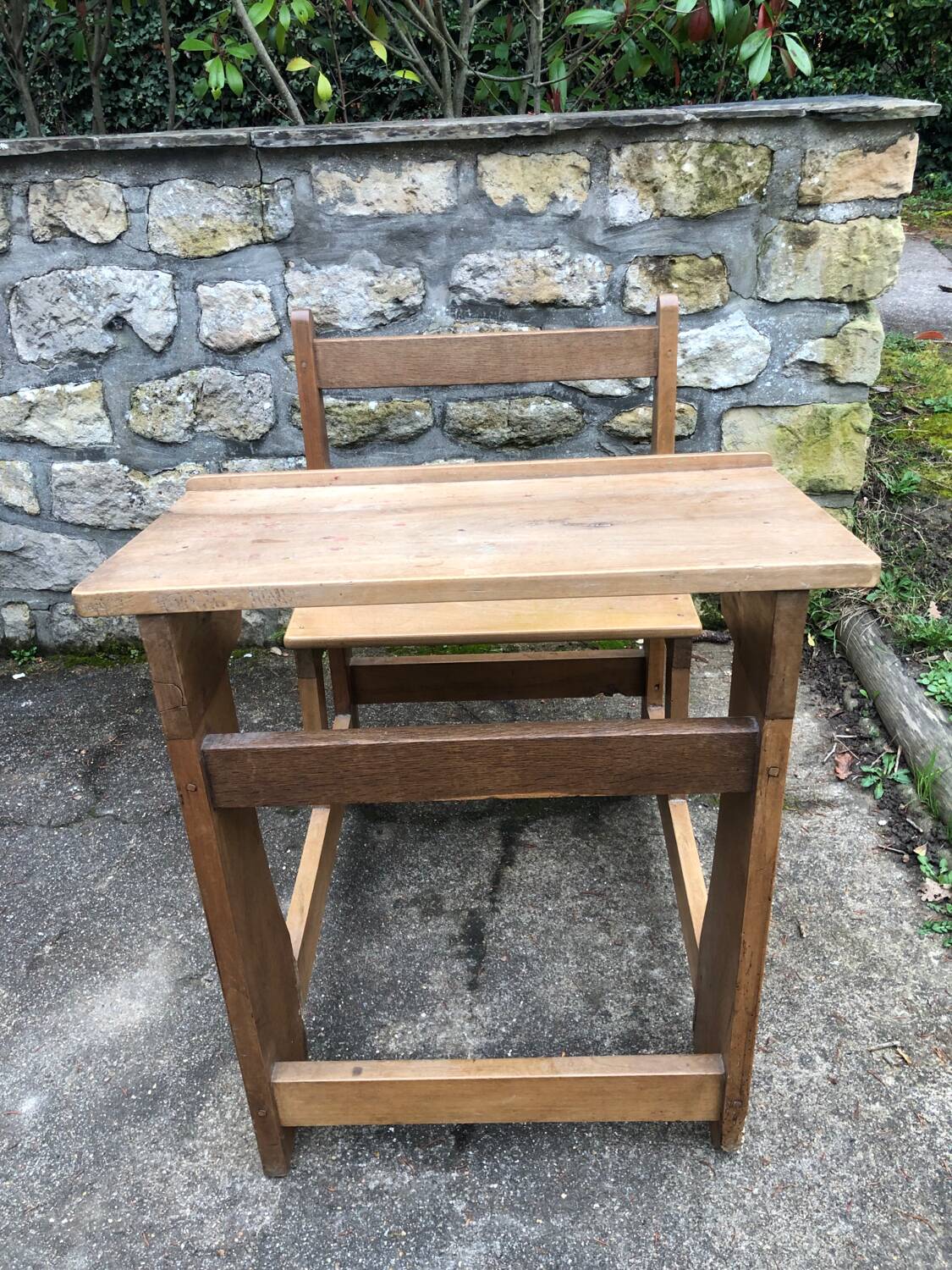 Pupitre vintage d’écolier