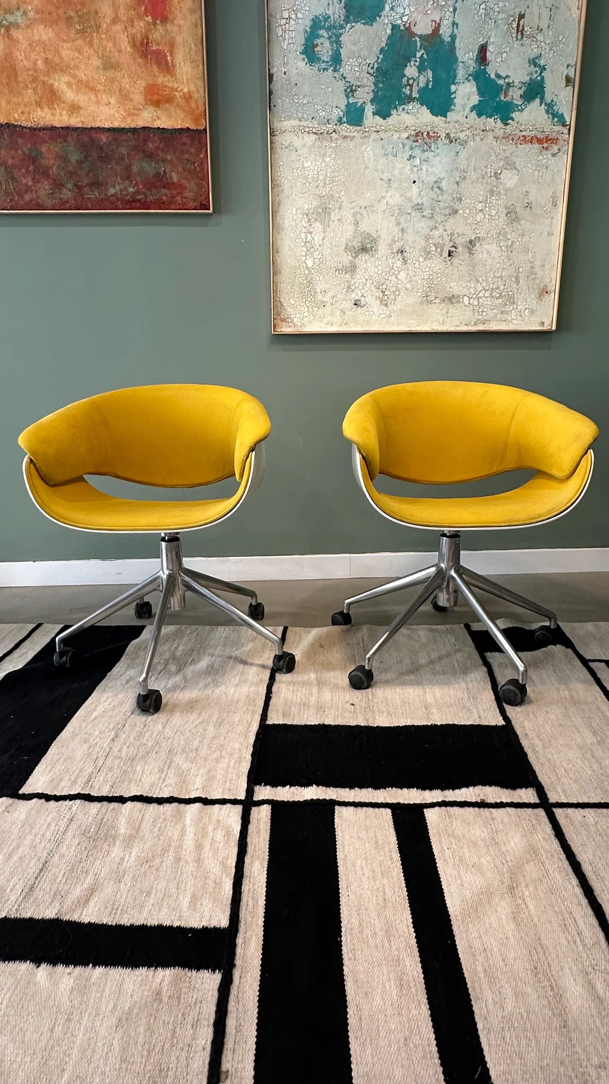 SINA armchair pair by B&B Italia