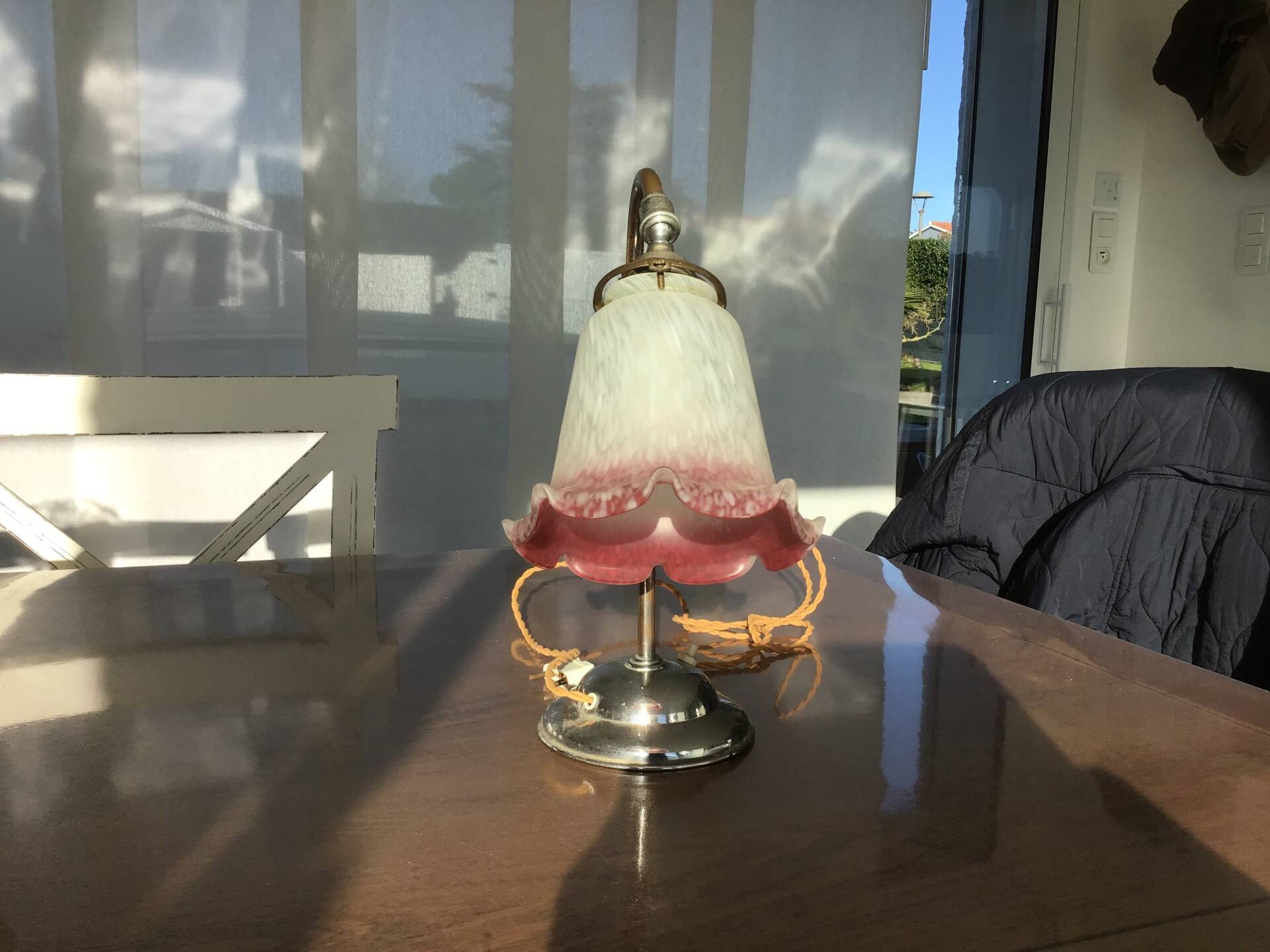 Vintage tulip gooseneck desk lamp