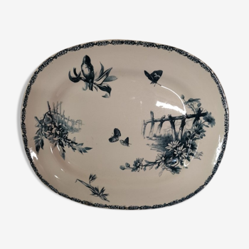 Plate earthenware