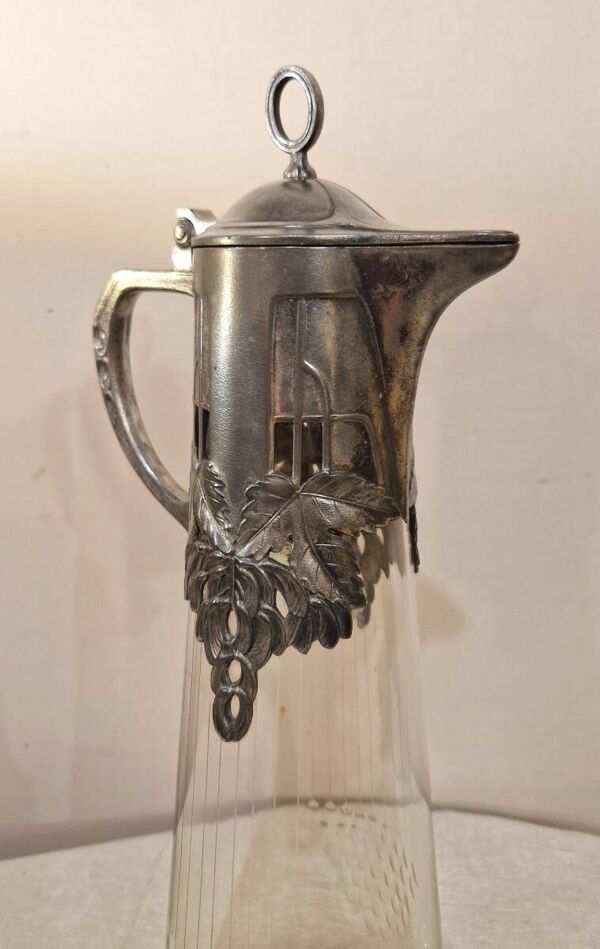 carafe Aiguière en cristal - Art nouveau