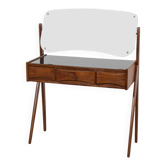 Mid-Century Teak Dressing Table with Mirror by Arne Vodder for Ølholm Møbelfabrik, Denmark, 1960s