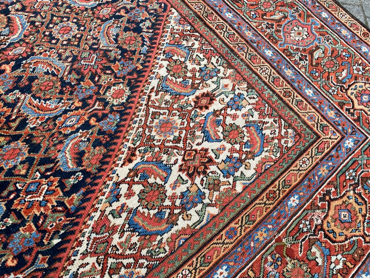 Old Persian carpet Ferahan 336x412 cm