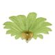 Green Murano Glass Flush Mount, Mazzega Zuccheri Venini Barovier Style
