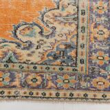 7x10 Vintage Geometric Style Traditional Orientel Carpet, 200x298 Cm