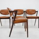 1960s Kai Kristiansen Model 42 Dining Chairs in Palisander, set of 4
