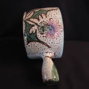 Vallauris frying pan with "Aux Chardons" motif, by Etienne Daniel
