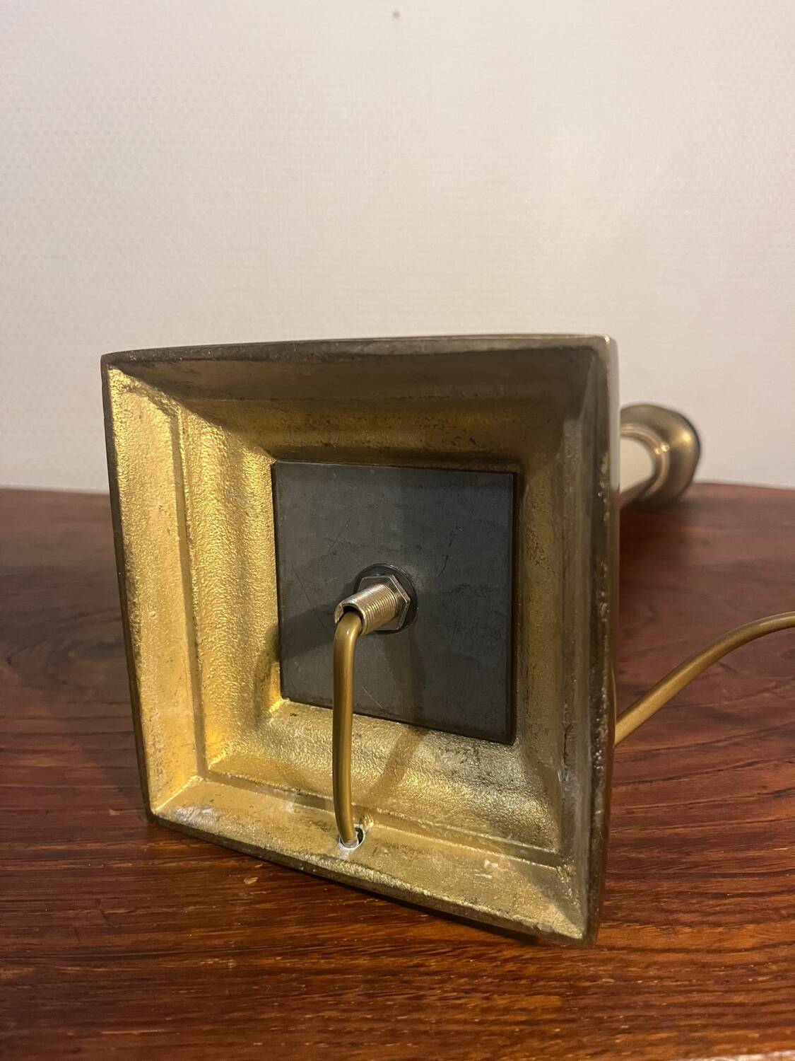 Brass lamp base from the 80s