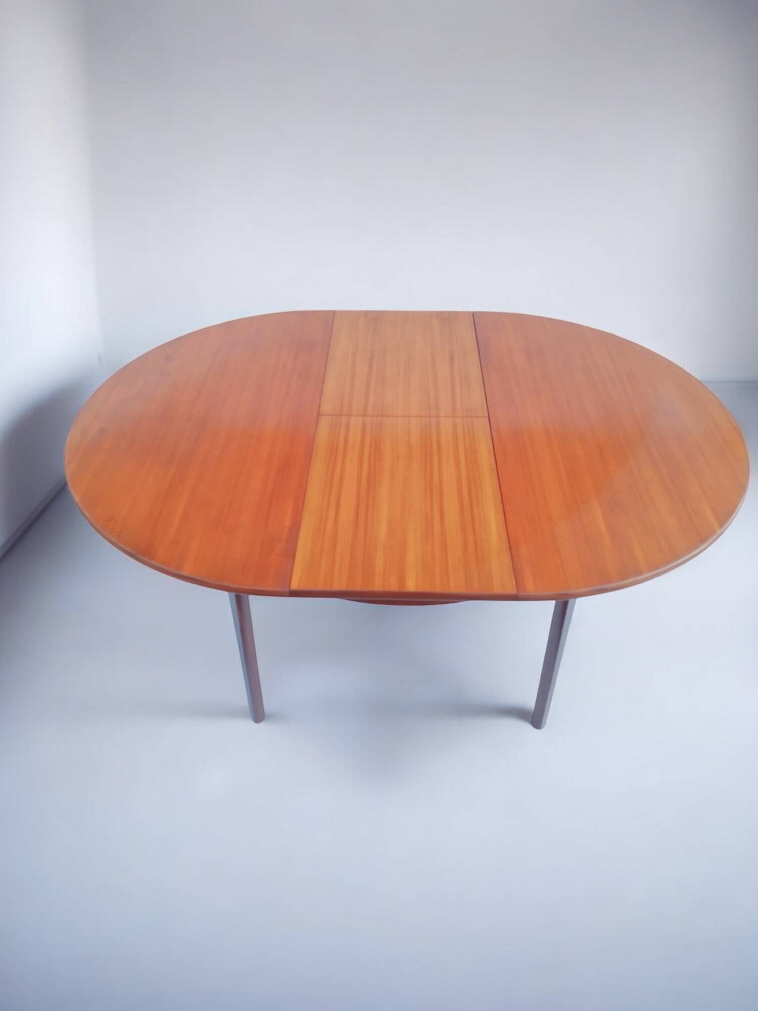 Vintage round teak table from the 60s
