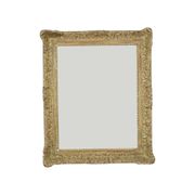 Mirror in antique gold frame classic baroque style pine gold leaf 57x46cm