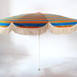 Vintage psychedelic orange umbrella