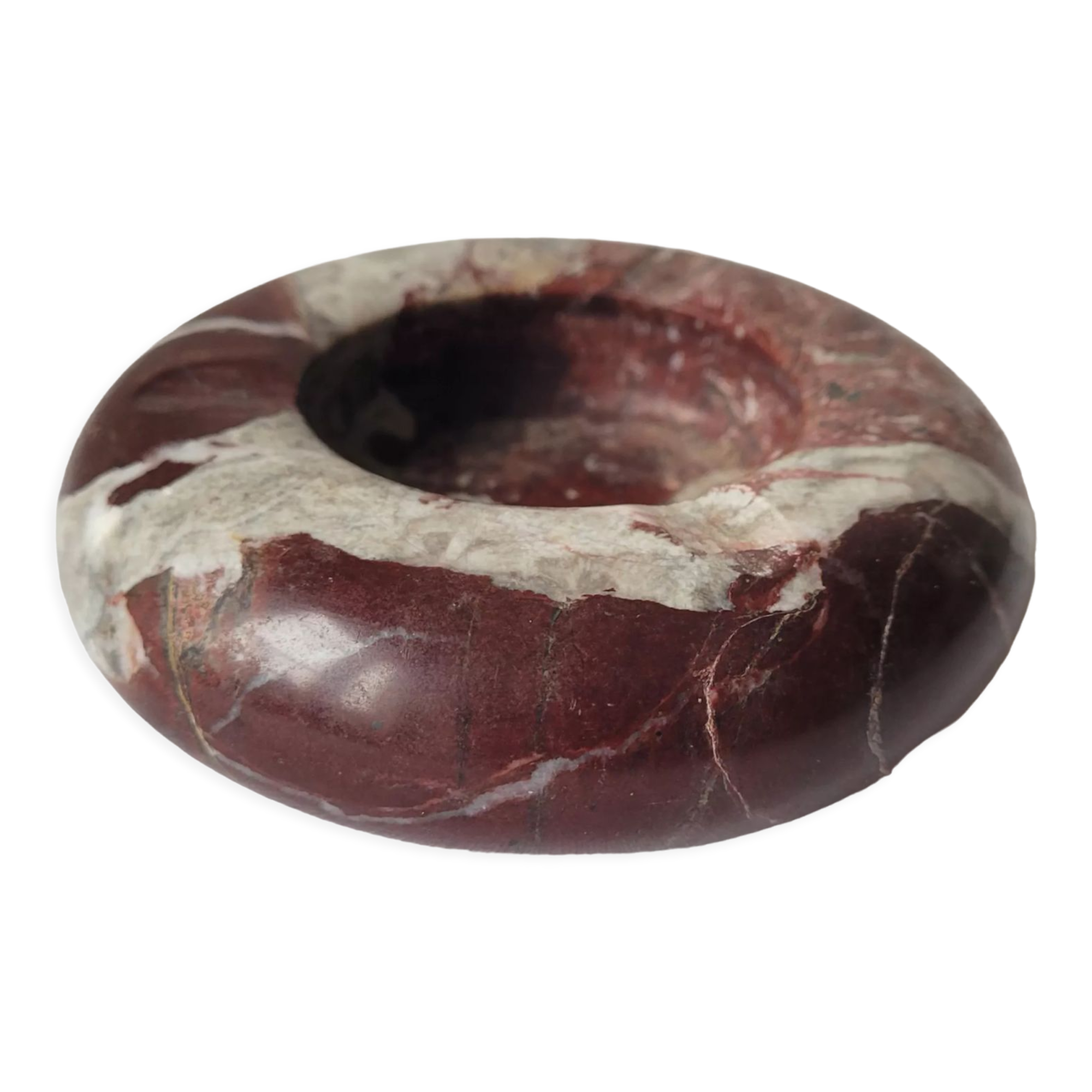 Pink marble ashtray