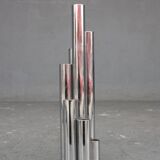 Mud tubes design nickel-plated metal 1980