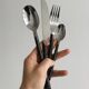 wrought metal cutlery set