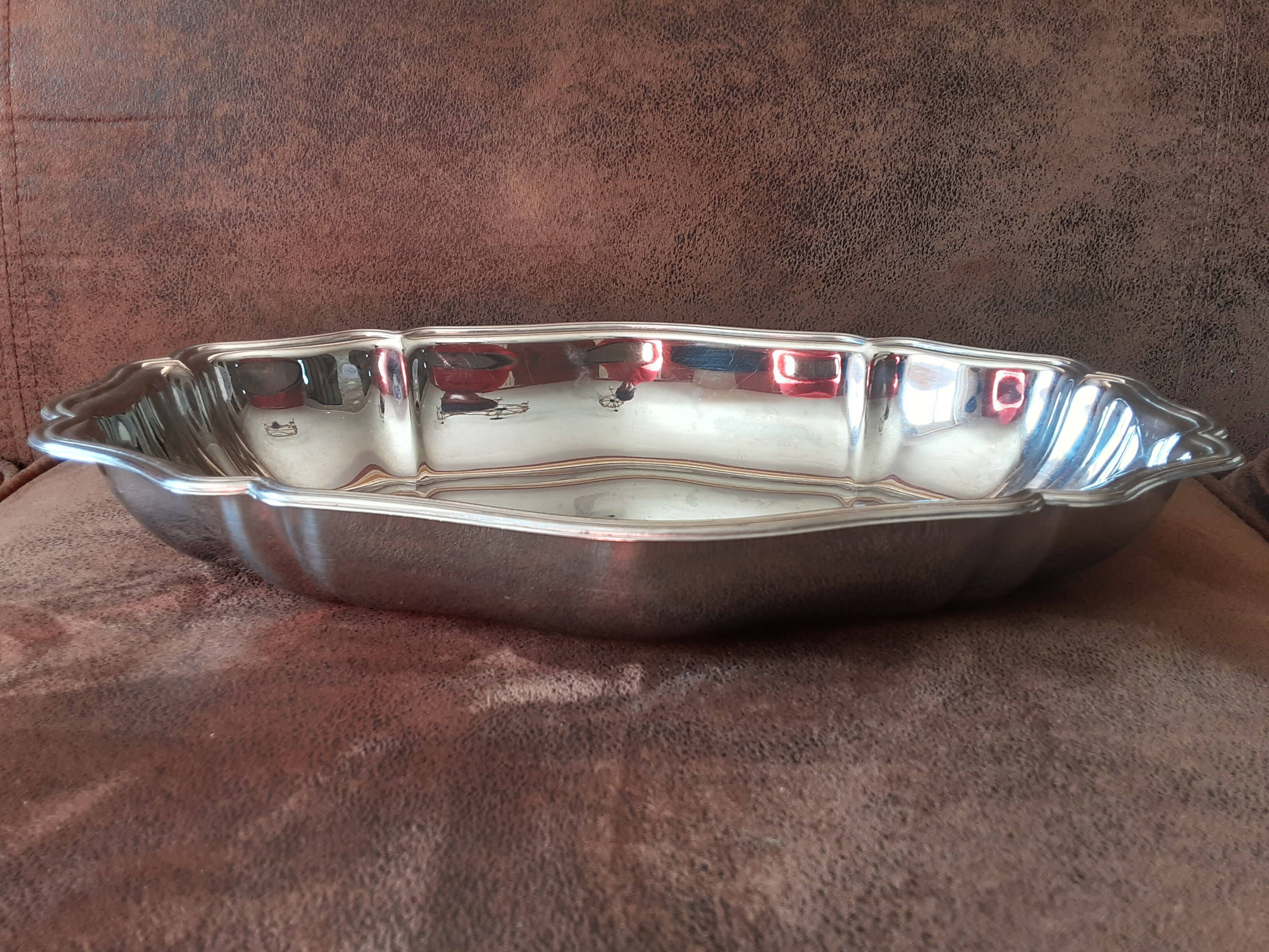 Vintage stainless steel dish