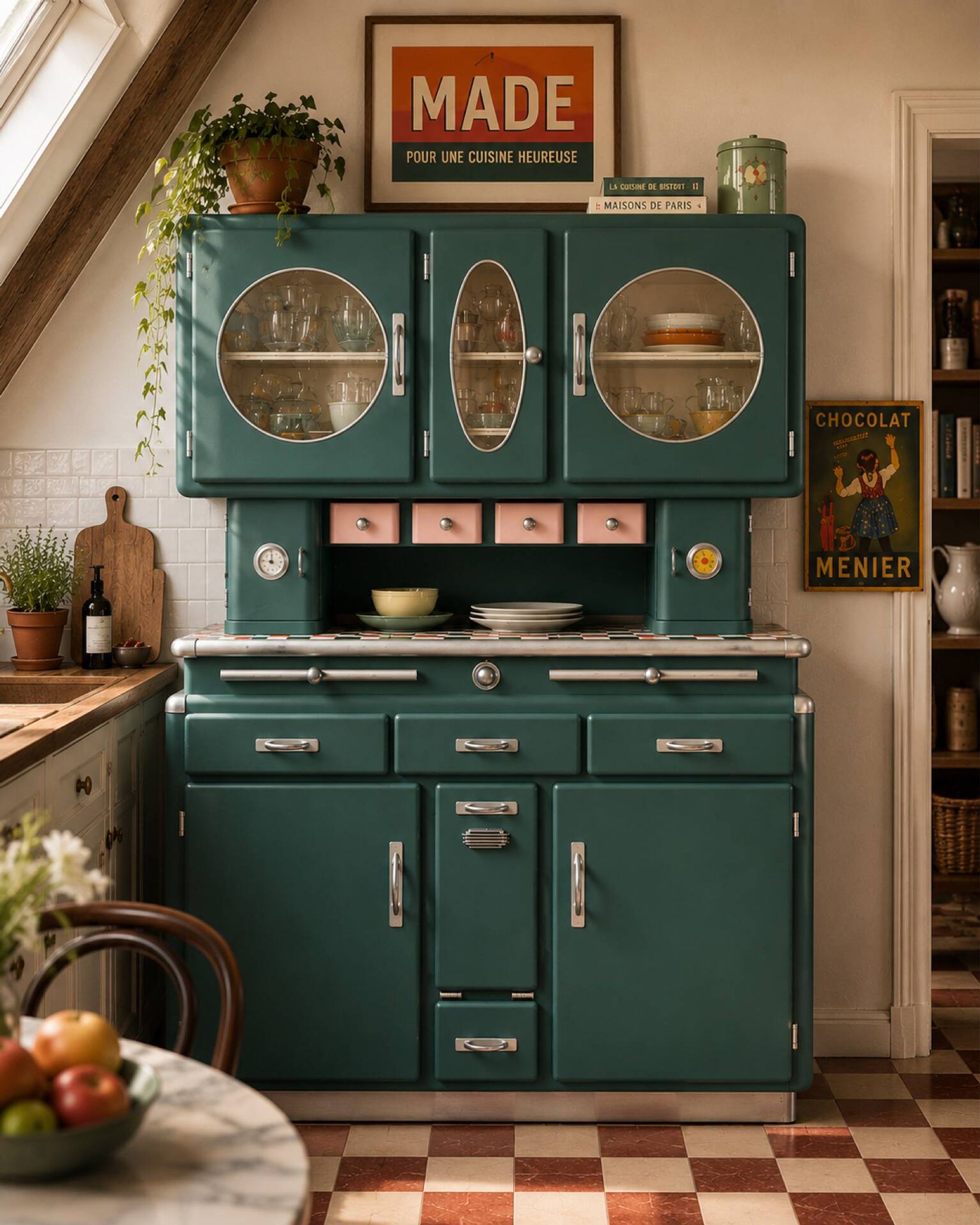 Buffet Mado cuisine 1950