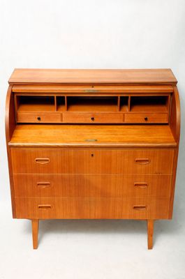 Mid-century teak Secretary, Denmark, 1960s