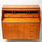 Mid-century teak Secretary, Denmark, 1960s