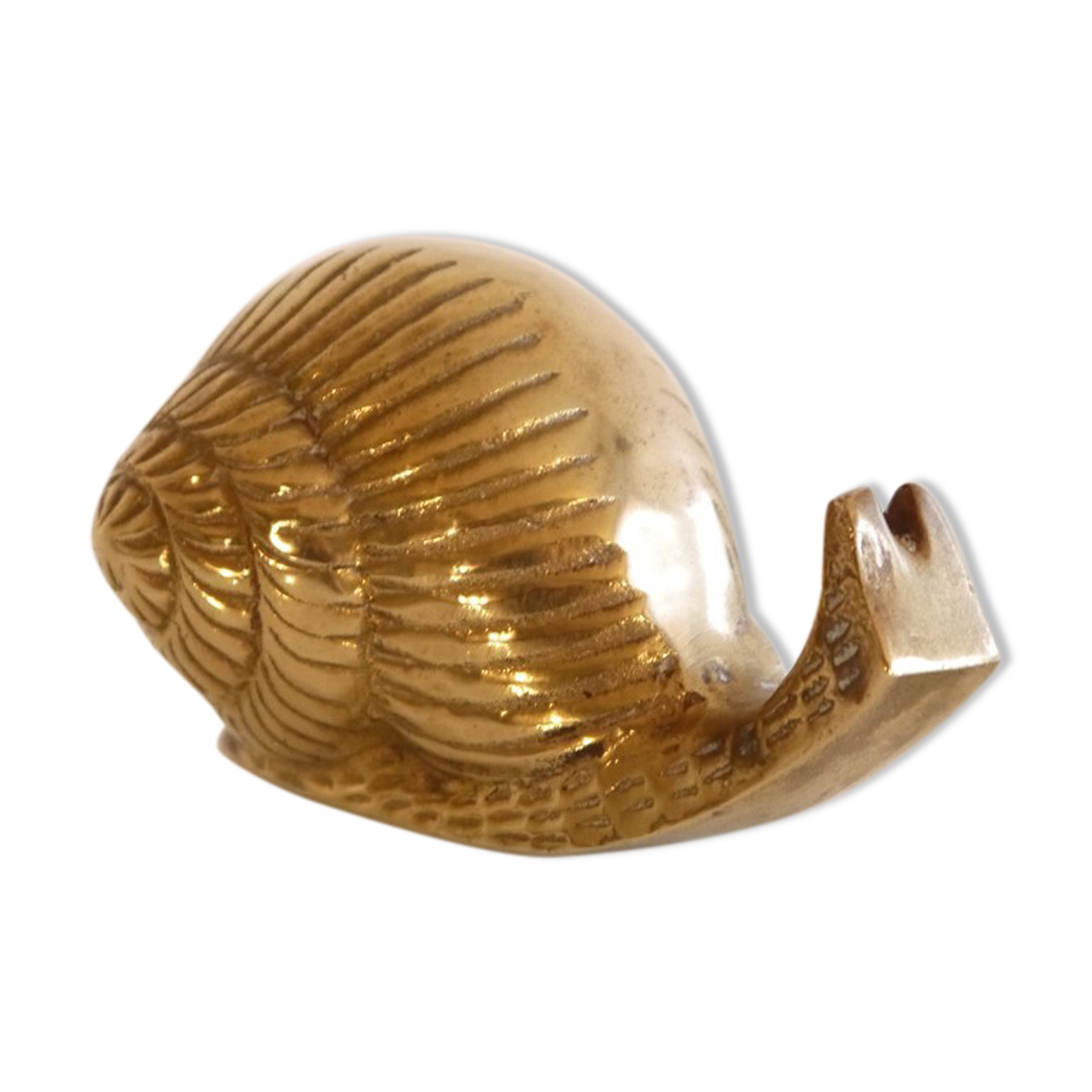 Vintage brass snail 1960