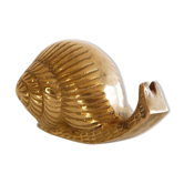 Escargot vintage en laiton 1960