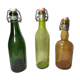 Trio old brewery bottles