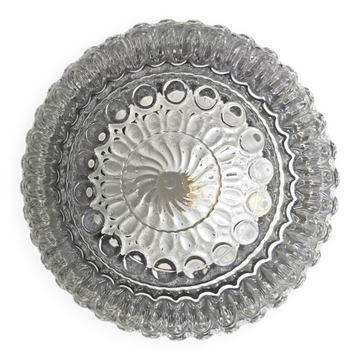 Vintage cut glass ceiling light