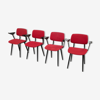 Lot de 4 chaises Revolt par Friso Kramer pour Ahrend de Cirkel