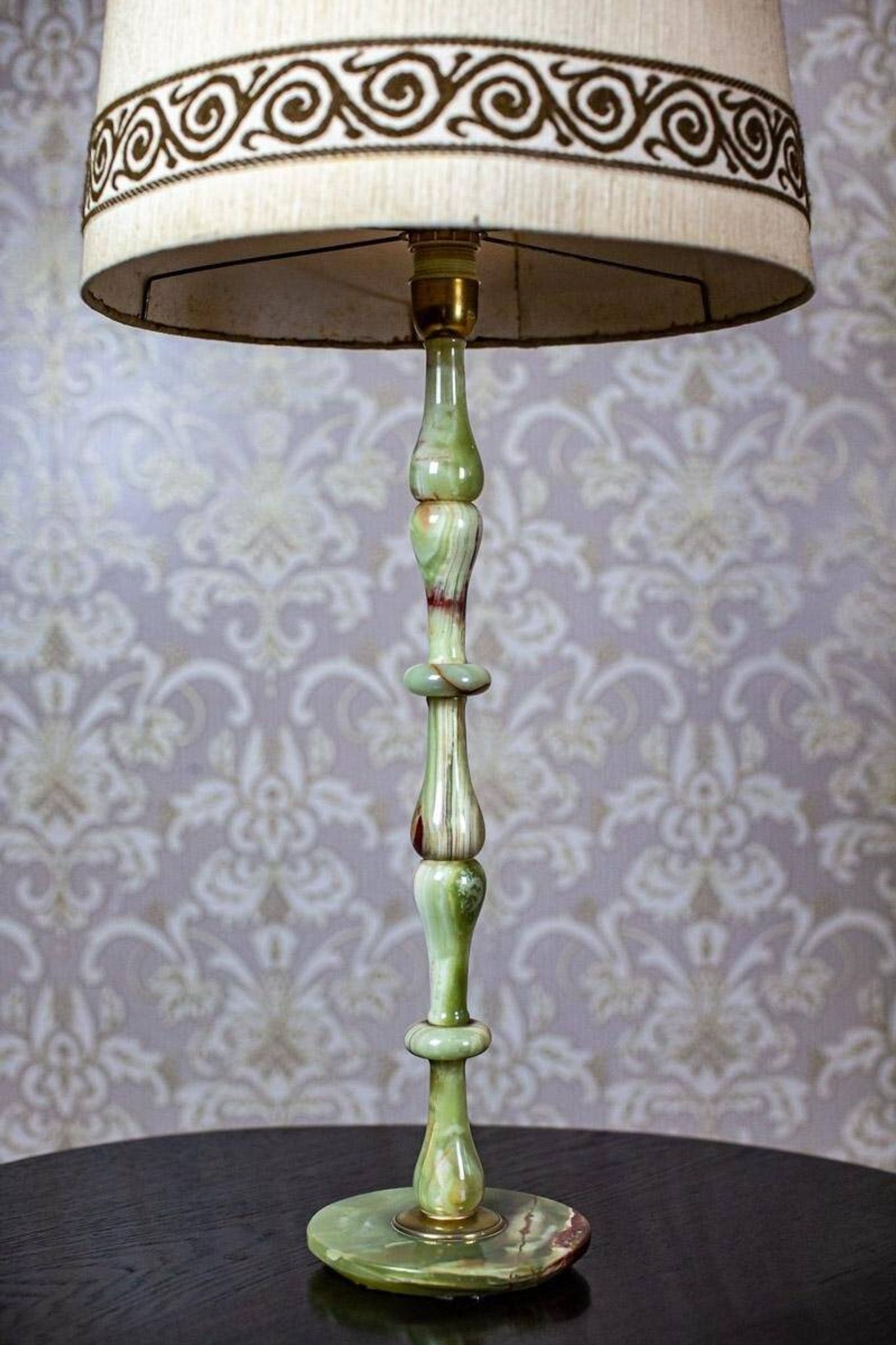 Onyx Table Lamp, 1950s