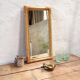 Rectangular rattan mirror 31X60cm