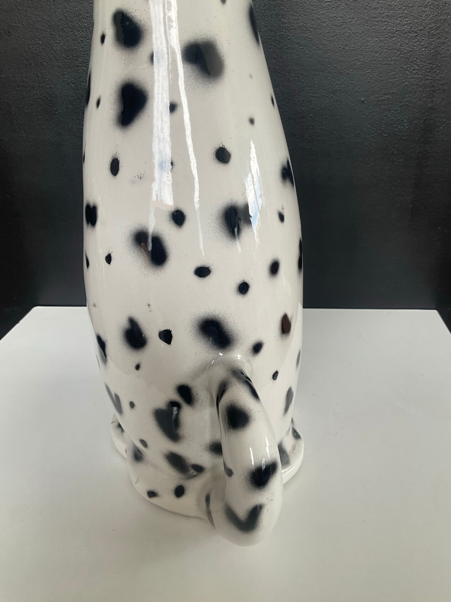 Large Dalmatian in Italian ceramic from the 1970s.