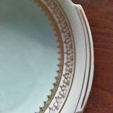 Platter and 11 dessert plates in Chapus Frères Limoges porcelain