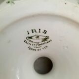 Old earthenware compote bowl