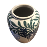 Ceramic vase with floral decorations