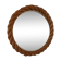 Rope work circular mid-century mirror