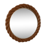 Miroir circulaire en corde