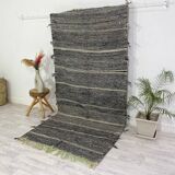Handmade wool Berber rug 260 X 110 CM