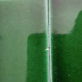 Roger Capron table in glazed green ceramic, France, vintage design.