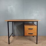Vintage wood and iron desk