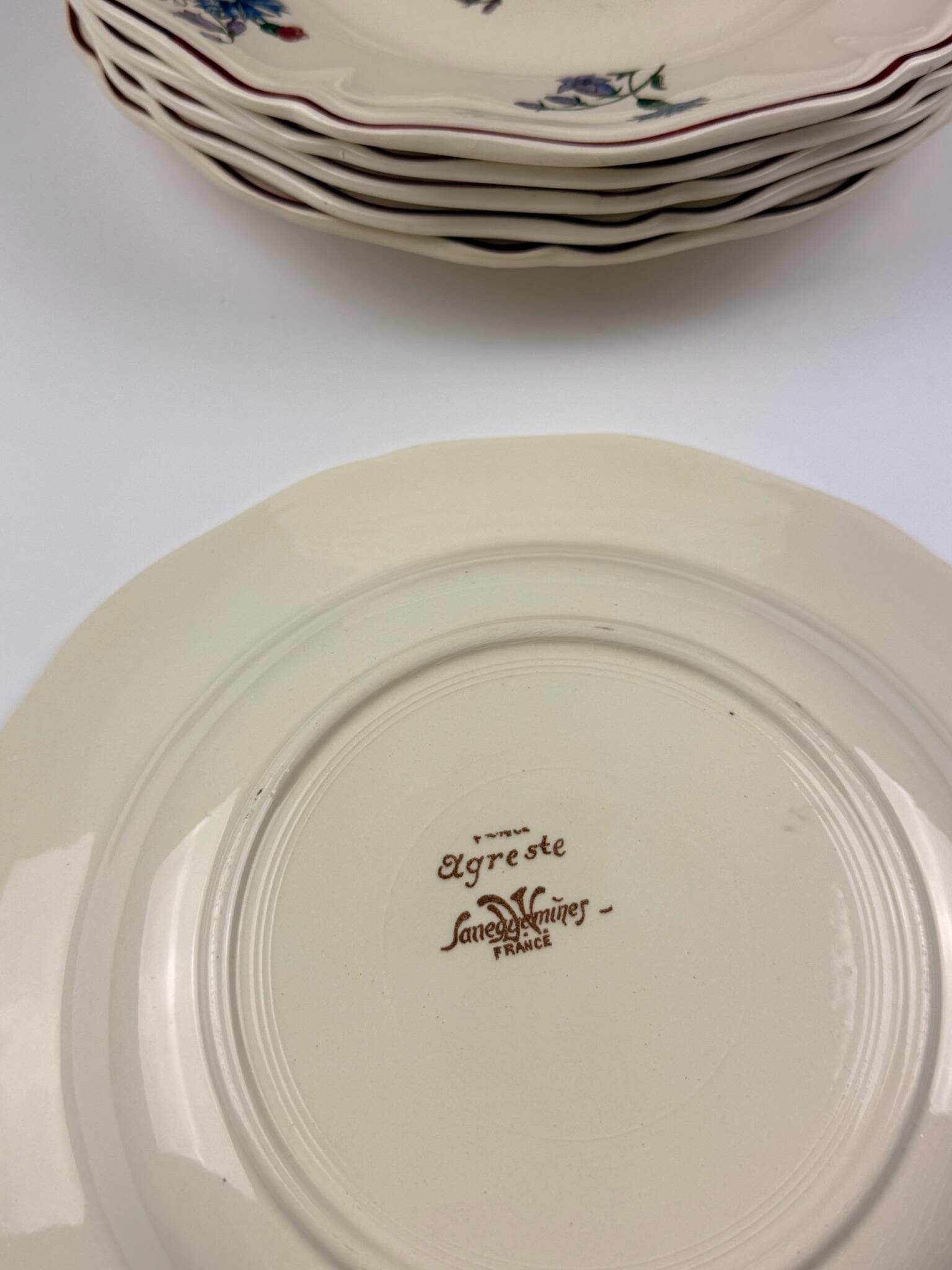 Assiette Creuse Sarreguemines Agreste