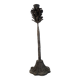 Bougeoir pomme de pin en metal