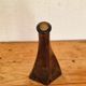 Vintage decorative bottle Paco O Frey in smoked glass from the 1970s.