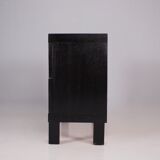Brutalist sideboard in blackened oak