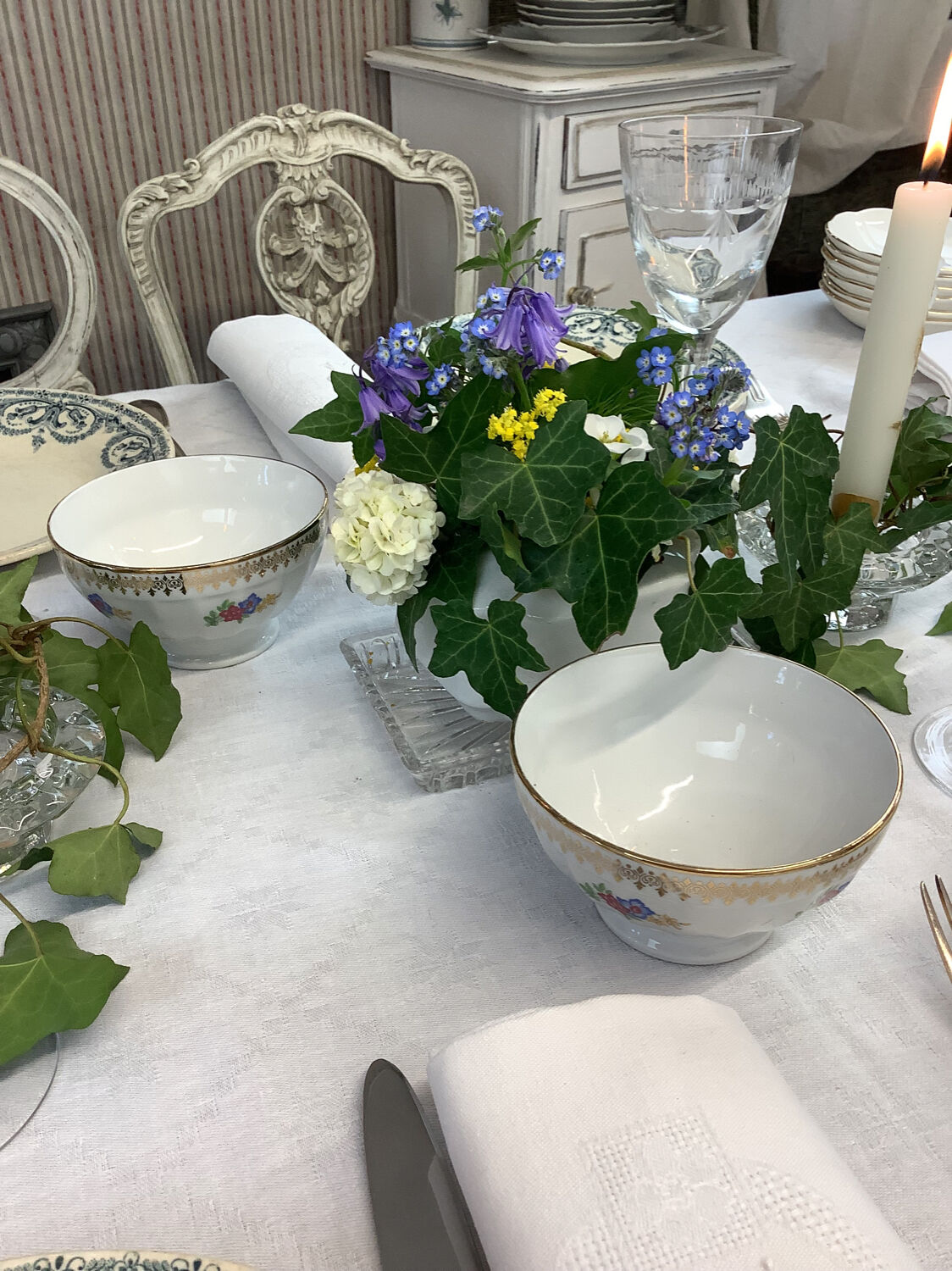 Duo of bowls Porcelaine france Limoges