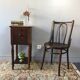 Walnut bedside table