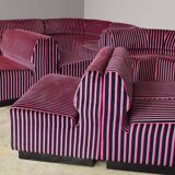 Modular Striped Sofa from Cestari, 1995, set of 13