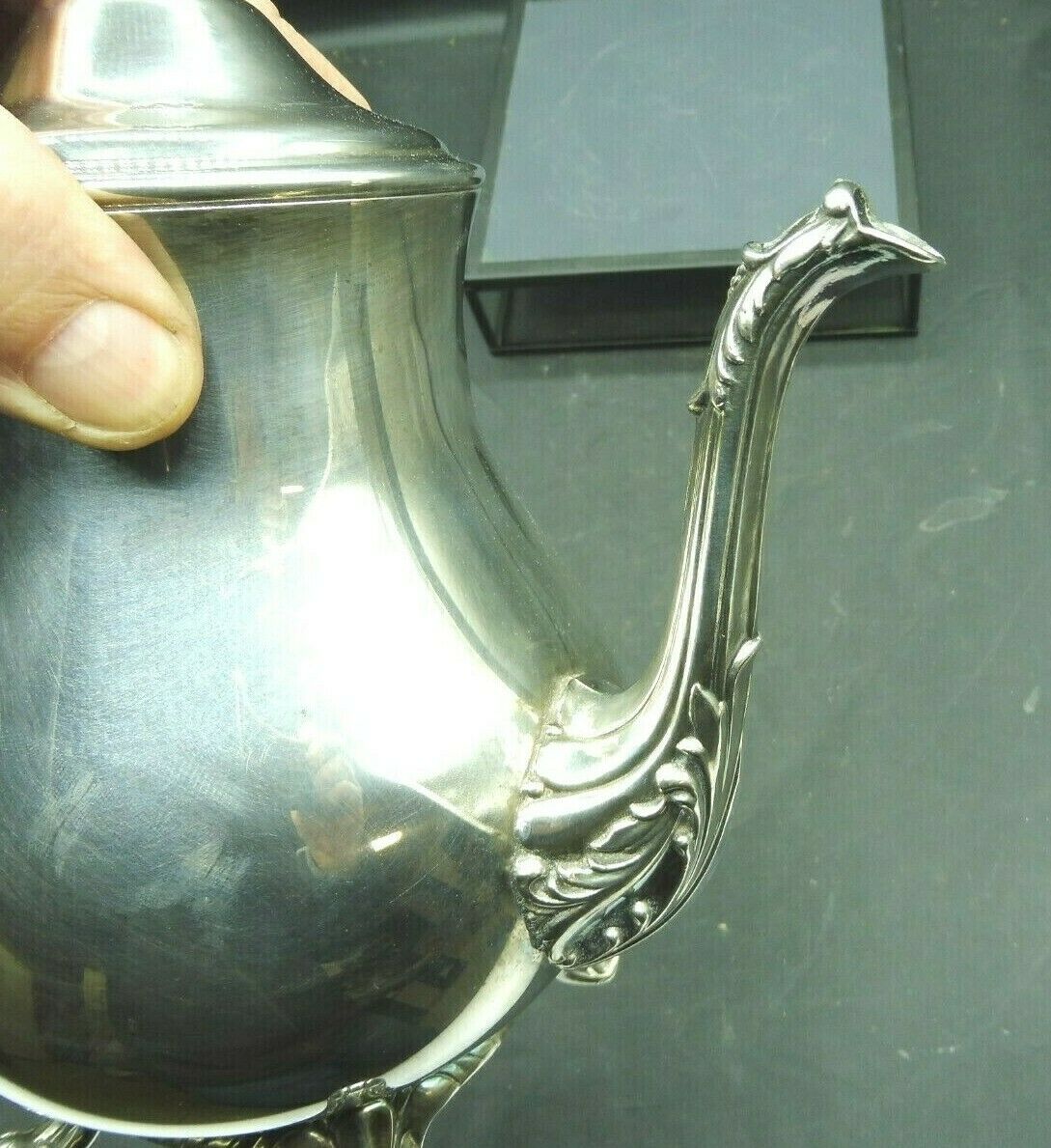 Théière verseuse W.M Rogers métal argent 800